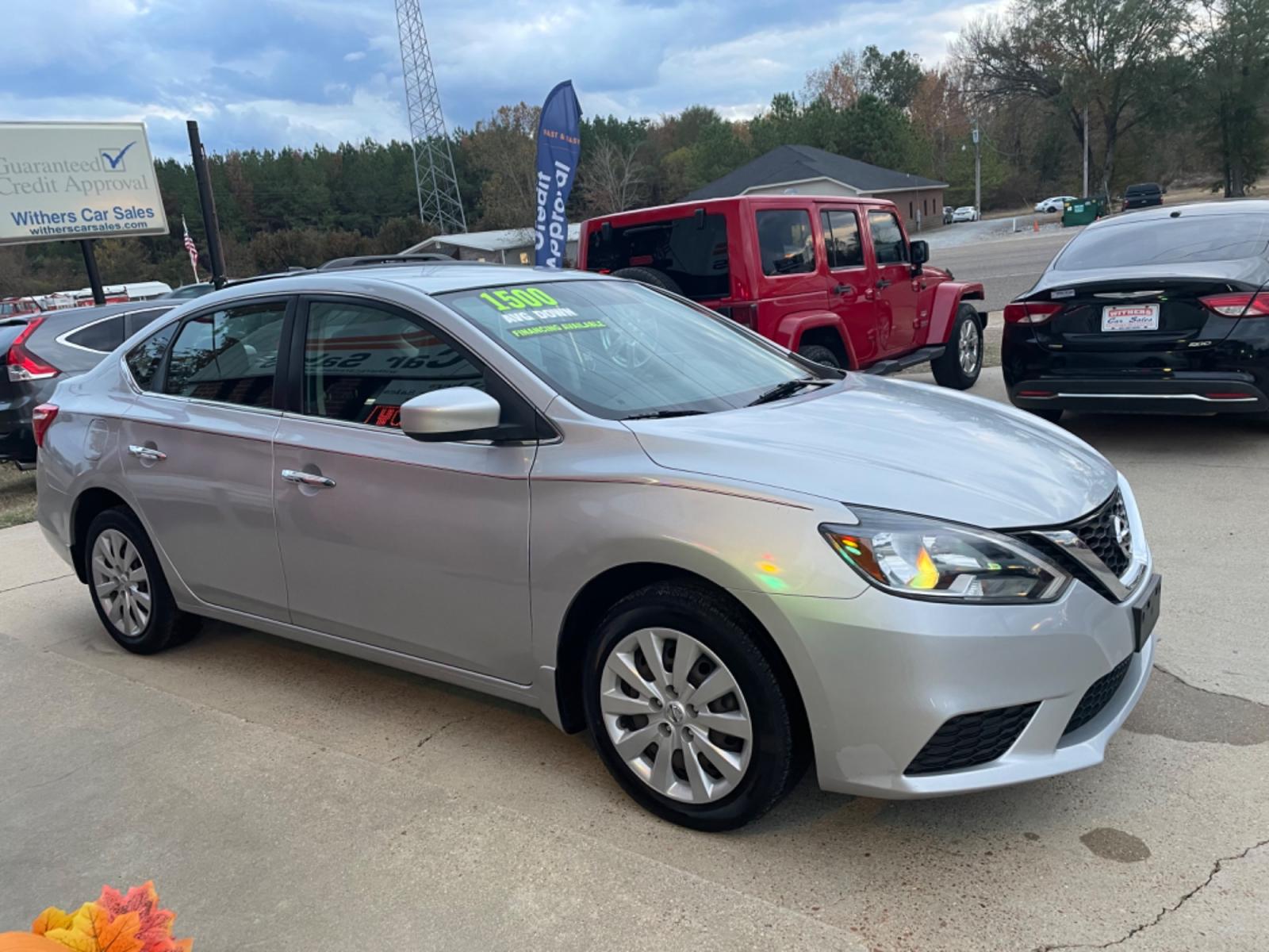 2017 Silver /Gray Nissan Sentra S 6MT (3N1AB7APXHY) with an 1.8L L4 SFI DOHC 16V engine, 6M transmission, located at 204 Hwy. 16 East, Carthage, MS, 39051, (601) 267-7277, 0.000000, 0.000000 - Photo #1